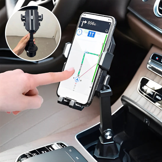 SUPPORT DE TELEPHONE NOIR VERTICAL POUR UNE CONDUITE EN TOUTE SECURITE