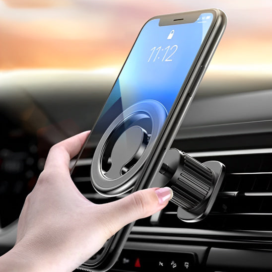 SUPPORT TELEPHONE VOITURE MAGNETIQUE ADAPTÉ À TOUS LES SMARTPHONES