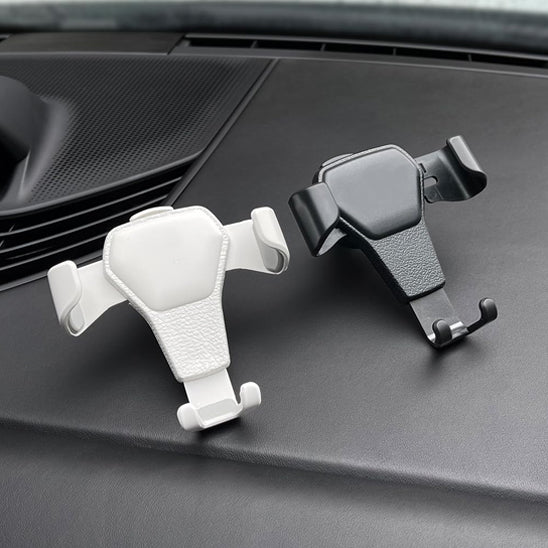 Support telephone pour voiture BLANC élégant et discret dans l’habitacle