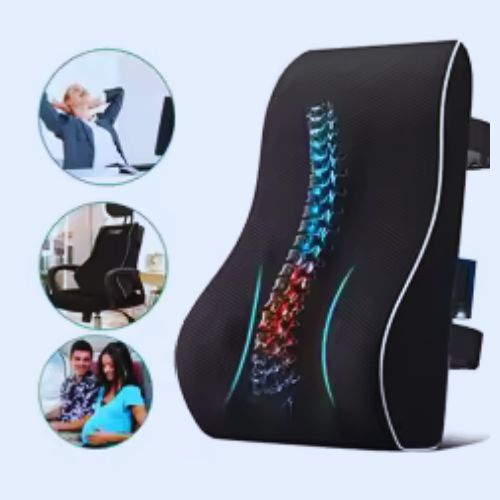CONFORT MAXIMAL AVEC LE COUSSIN LOMBAIRE Ă MĂMOIRE DE FORME