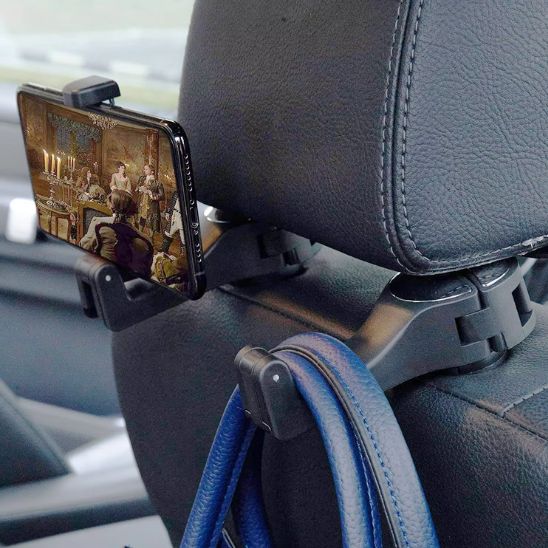 SUPPORT SMARTPHONE VOITURE IDÉAL POUR FILMS ET DIVERTISSEMENT EN ROUTE
