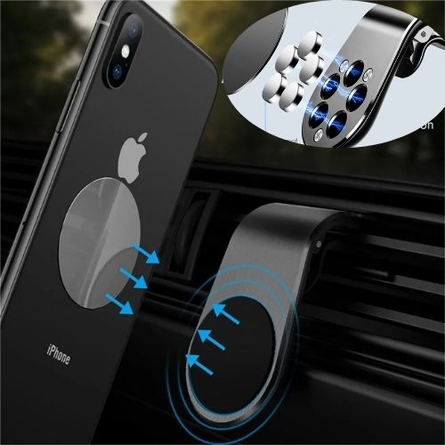 SUPPORT TÉLÉPHONE MAGNÉTIQUE VOITURE DESIGN ET ATTRACTIF