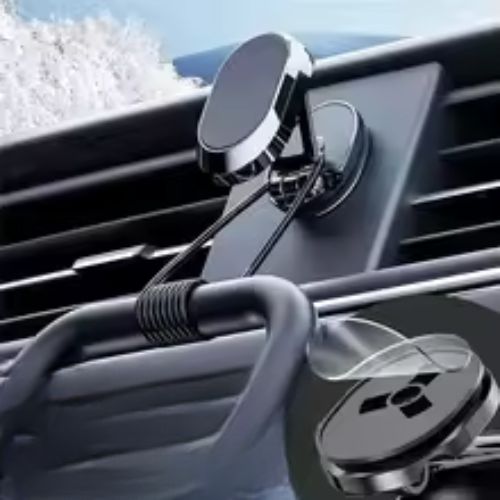 SUPPORT TÉLÉPHONE MAGNÉTIQUE VOITURE ROBUSTE ET ÉLÉGANT