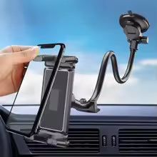 SUPPORT TELEPHONE POUR VOITURE COL DE CYGNE FLEXIBLE
