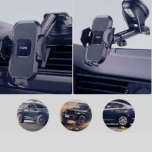 SUPPORT TÉLÉPHONE VOITURE VENTOUSE PRATIQUE POUR TRAJETS QUOTIDIENS