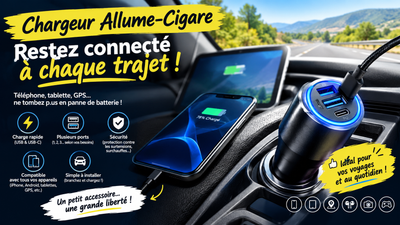 Chargeur Allume Cigare : Le Guide Complet pour Recharger Vos Appareils en Voiture