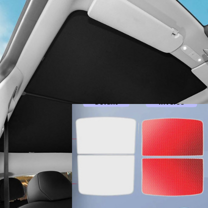 Pare-soleil-voiture-Tesla-Rouge-pour-préserver-l-intérieur-et-le-confort