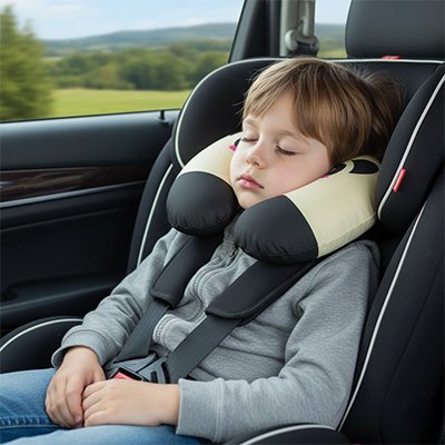 Coussin de voyage léger et compact facile à transporter