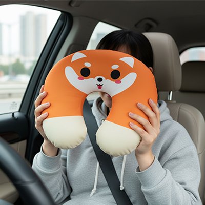 Coussin de voyage universel adapté aux longs voyages