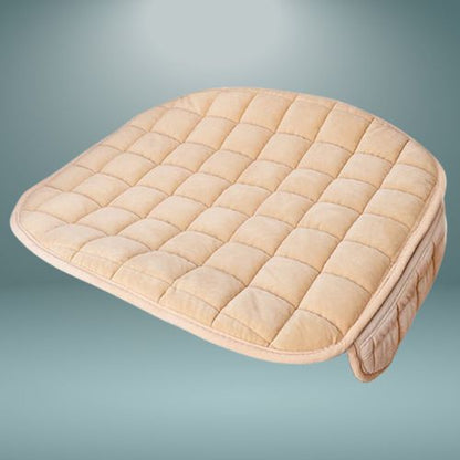 Housse de siège de voiture en peluche BEIGE style luxueux et confortable
