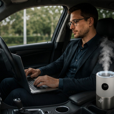 Humidificateur pour voiture ultrasonique silencieux