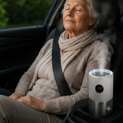 Humidificateur pour voiture pour améliorer le confort de conduite