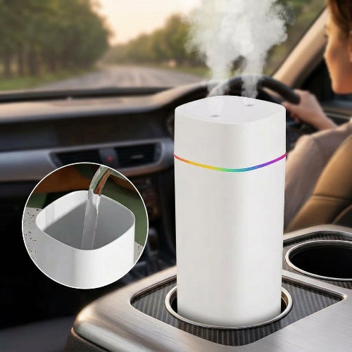 Humidificateur pour voiture avec deux sorties de pulvérisation