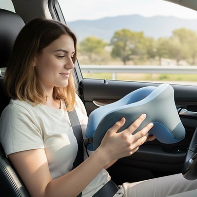 Oreiller de voyage lavable respirant