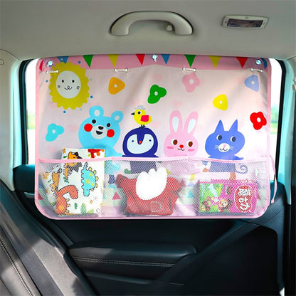 pare soleil bebe voiture combiné à un pare-soleil bébé à triple couche de protection UV