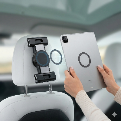 porte magnétique pour tablette et smartphone en voiture