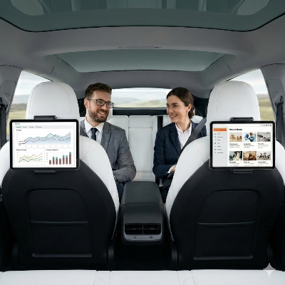 Porte tablette arrière Tesla Model 3 pour écran jusqu'à 12,9 pouces
