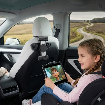 porte tablette voiture  de divertissement arrière pour Tesla Model Y Juniper