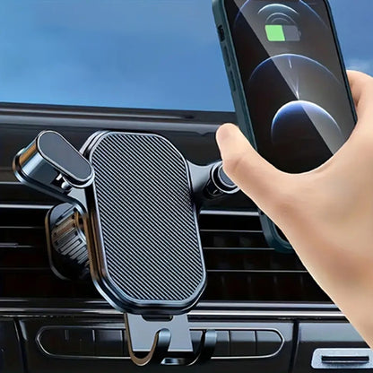 SUPPORT DE TELEPHONE NOIR AVEC ROTATION À 360 DEGRÉS
