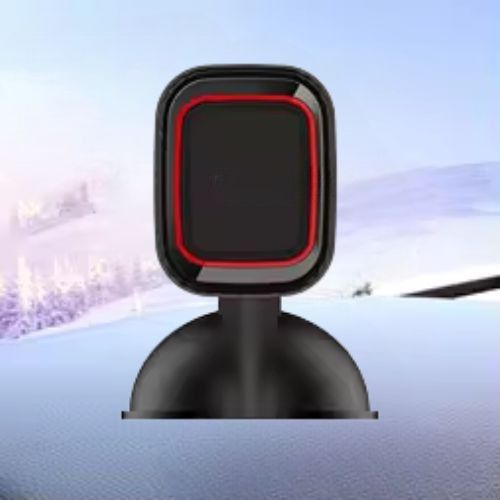 MAIN PLAÇANT UN TELEPHONE SUR SUPPORT DE TELEPHONE POUR VOITURE