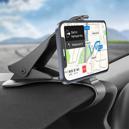 SUPPORT TELEPHONE VOITURE NOIR FIXATION SOLIDE ET SECURITE OPTIMALE