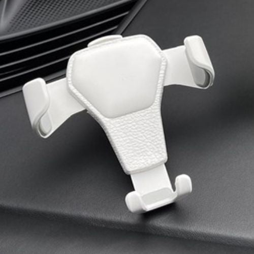 Support telephone pour voiture NOIR et BLANC en double vue verticale

