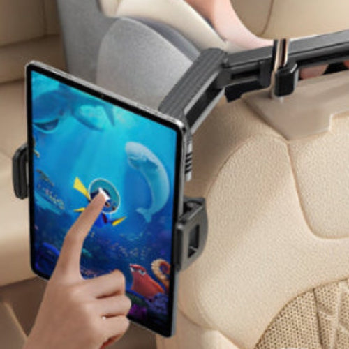 Support pour tablette voiture compatible avec iPad, Galaxy Tab et autres appareils.