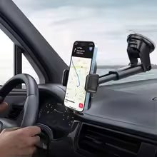 Support téléphone voiture sur pare-brise LÉGER ET PORTATIF