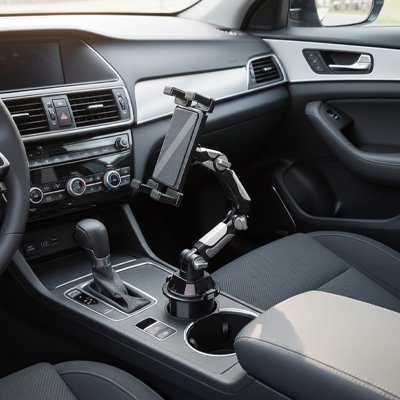 Tablette  voiture arrière déale pour le télétravail ou le visionnage de vidéos en déplacement.