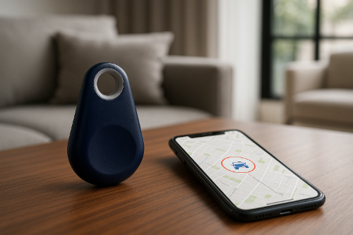Traceur gps pour voiture installé dans un véhicule
