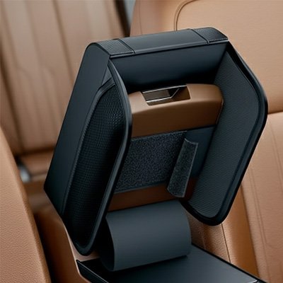 Accoudoir universel voiture  universel en cuir avec poche