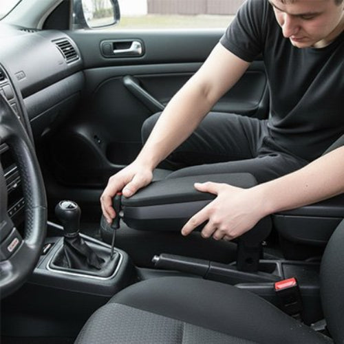 Accoudoir voiture universel gris