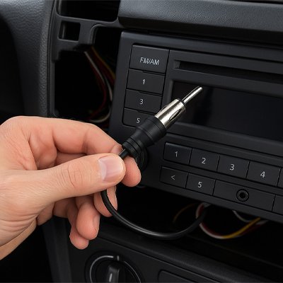 Adaptateur pour antenne autoradio stéréo FM AM pour voiture