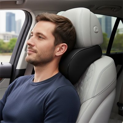 Appui tete pour voiture Motion profilé, design ergonomique pour relaxation de la nuque