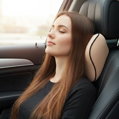 Appui tete voiture ergonomique