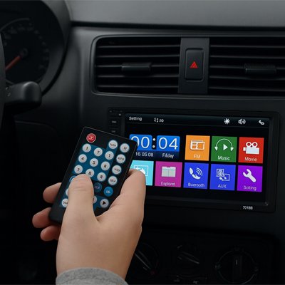Autoradio bluetooth alimentation FM ISO