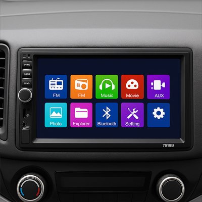 Autoradio bluetooth de 7 pouces entrée Aux, Bluetooth