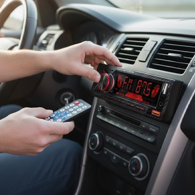 Autoradio bluetooth voiture charge rapide FM 