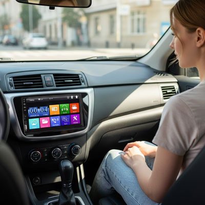 Autoradio carplay Bluetooth lien miroir Autoradio universel