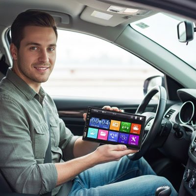 Autoradio carplay ISO puissance Aux entrée USB
