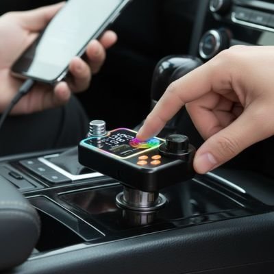 BLUETOOTH DANS VOITURE DESIGN COMPACT ET ÉLÉGANT