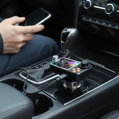 BLUETOOTH DANS VOITURE CHARGE RAPIDE USB TYPE-C
