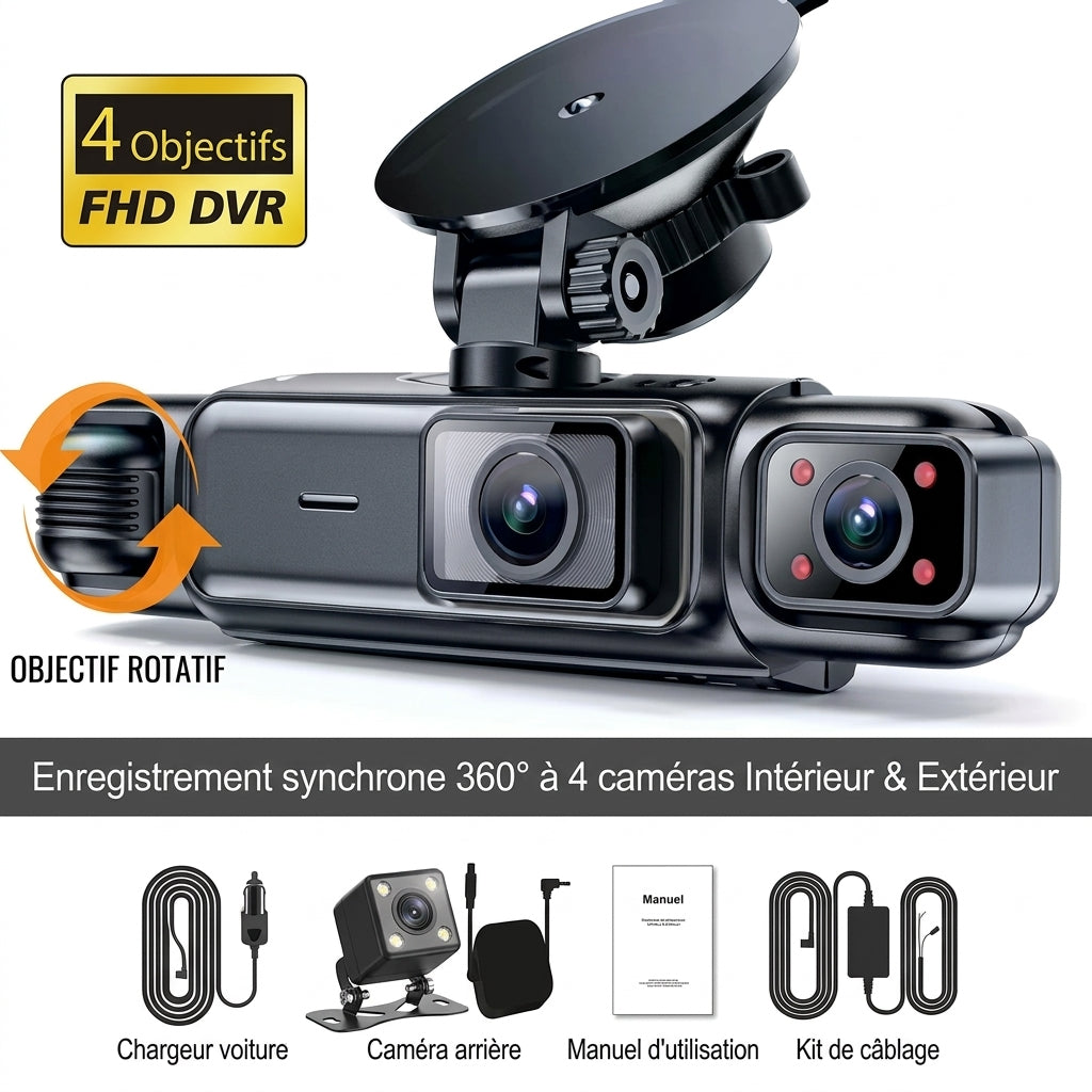 Dashcam Voiture | DriveGuard 360™