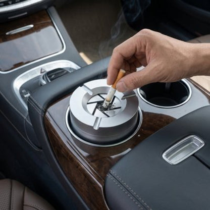 Cendrier pour voiture​​ mécanique avec couvercle,