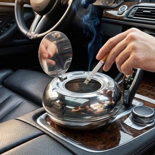 Cendrier voiture​ Cendrier en acier inoxydable