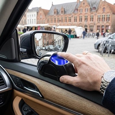 Cendrier voiture​ couvercle coulissant coupe-vent