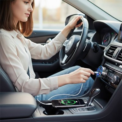 Chargeur allume cigare usb Adaptateur USB PD Type C
