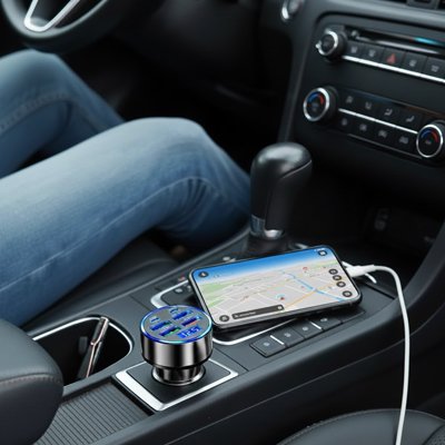 Chargeur allume cigare usb Câble Rapide pour iPhone