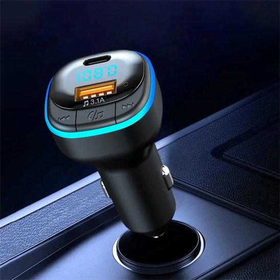 Chargeur voiture allume cigare USB Type C