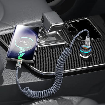 Chargeur voiture allume cigare mains libres